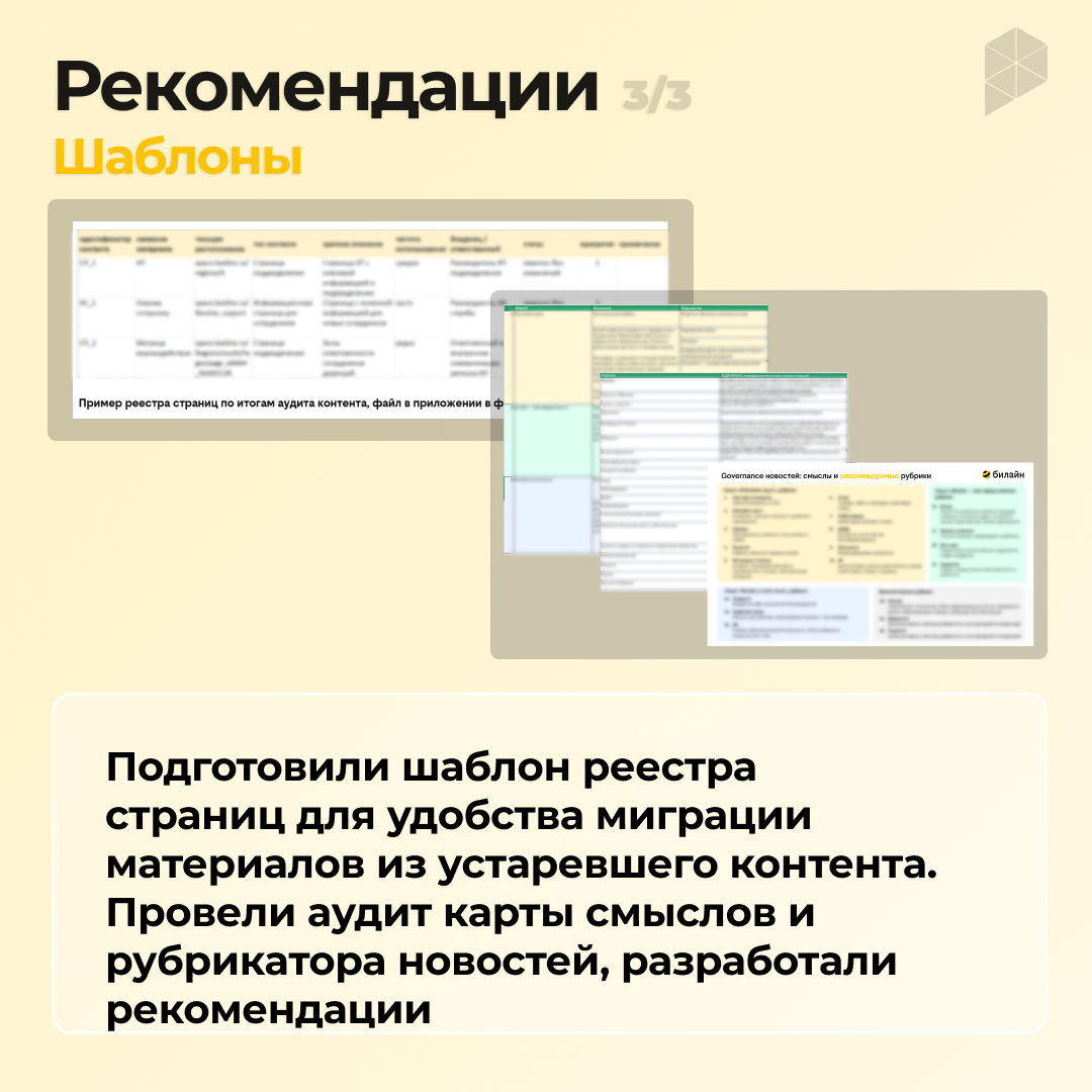 Разработка концепции развития интранета Билайна