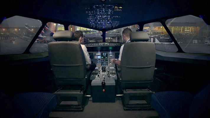 Ролик о тренажёрном центре Аэрофлота