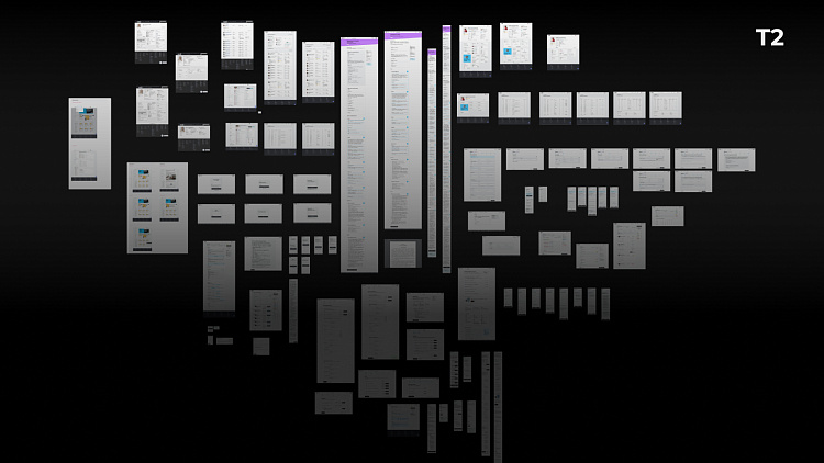 Т2: интерфейсы и логика работы личных кабинетов и сложных HR-сервисов