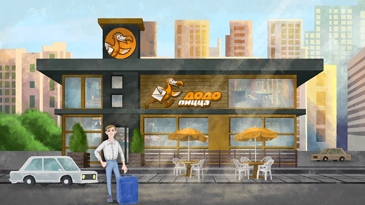 Инфографика и мультфильмы для «Додо Пиццы»