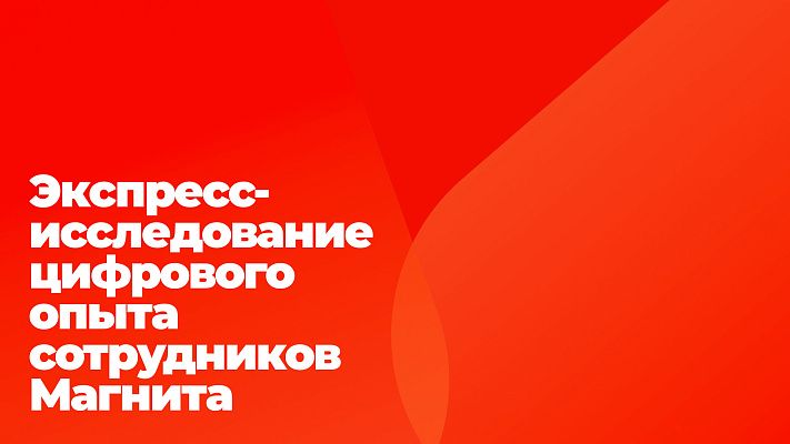 Исследование цифрового опыта сотрудников Магнита
